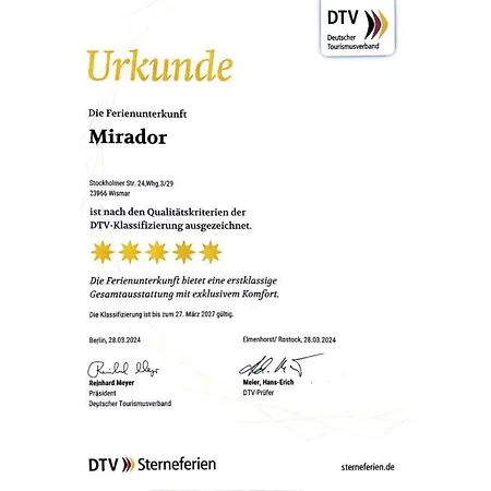 公寓 Hafenspitze App 29 Mirador Wißmar